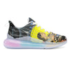 1, 2, 3 V Unisex Pastel Translucent Air Sole Running Shoes