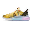 AND THIS, IS THE RAINBOW BRUSH CACTUS. II Unisex Pastel Translucent Air Sole Running Shoes