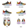 AND THIS, IS THE RAINBOW BRUSH CACTUS. II Unisex Pastel Translucent Air Sole Running Shoes
