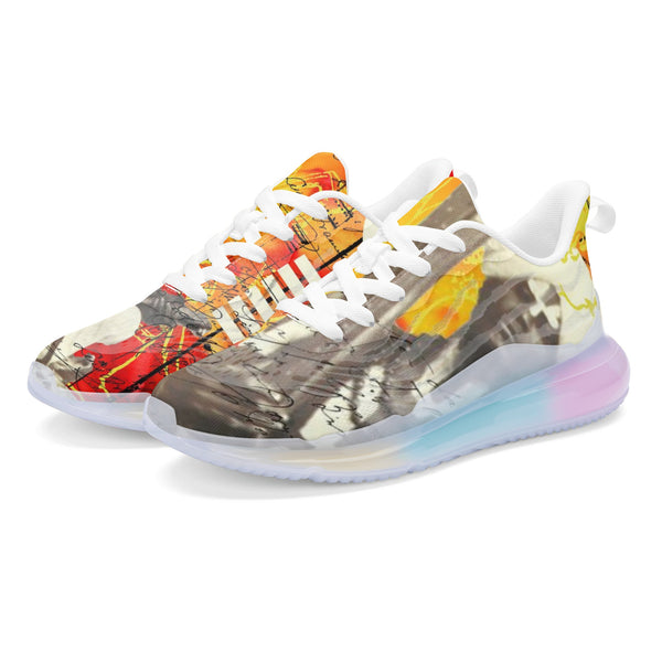THE SITAR PLAYER II Unisex Pastel Translucent Air Sole Running Shoes