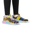 THE FLOWERS OF THE QUEEN Unisex Pastel Translucent Air Sole Running Shoes
