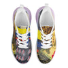 THE FLOWERS OF THE QUEEN Unisex Pastel Translucent Air Sole Running Shoes
