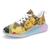 THE FLOWERS OF THE QUEEN Unisex Pastel Translucent Air Sole Running Shoes
