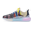 THE FLOWERS OF THE QUEEN Unisex Pastel Translucent Air Sole Running Shoes
