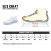 1, 2, 3 V Unisex Pastel Translucent Air Sole Running Shoes