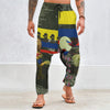 THE FLOWERS OF THE QUEEN Unisex Cotton All-Over Print Harem Pants