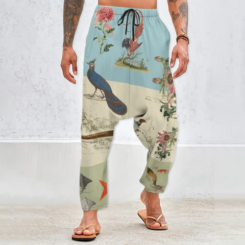 NATURE SPIRIT I Unisex Cotton All-Over Print Harem Pants