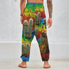 AND THIS, IS THE RAINBOW BRUSH CACTUS. II Unisex Cotton All-Over Print Harem Pants