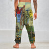 ANIMAL MIX CREATURES AND LOST SOULS AT SEA Unisex Cotton All-Over Print Harem Pants