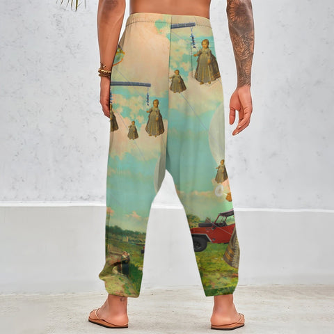 DANDELIONS Unisex Cotton All-Over Print Harem Pants