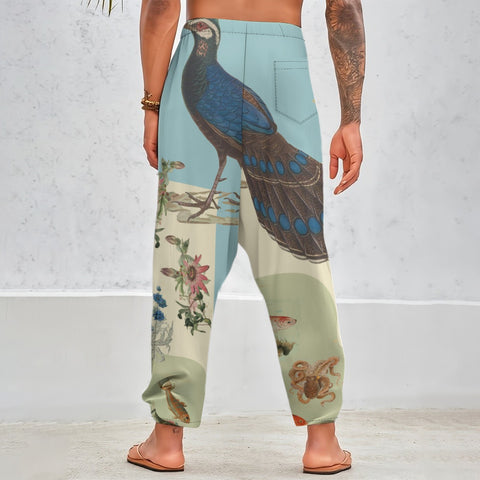 NATURE SPIRIT I Unisex Cotton All-Over Print Harem Pants