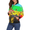 PRAYER All Over Print Bomber Jacket for Women