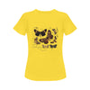 Butterflies 4 Women's Printed Cotton Tee Shirt