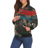THE HEDGEHOG SOUP UPPER III IV All Over Print Bomber Jacket for Women