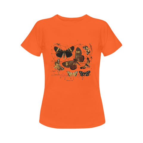 Butterflies 4 Women's Printed Cotton Tee Shirt