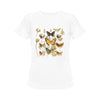 Butterflies 2 Women's Printed Cotton Tee Shirt