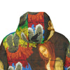 AND THIS, IS THE RAINBOW BRUSH CACTUS. II All-Over Print Unisex Long Down Jacket