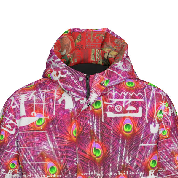 ANIMAL MIX - THE KING II All-Over Print Unisex Long Down Jacket