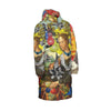 THE PLANE TECHNICIAN / UNPAINTER X THE SITAR PLAYER II All-Over Print Unisex Long Down Jacket