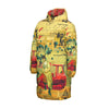 HERE, TAKE IT II All-Over Print Unisex Long Down Jacket