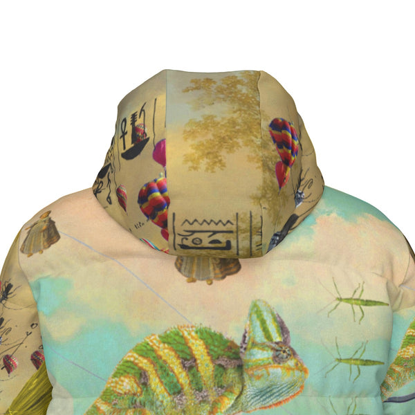 DANDELIONS X PASSING OUT THE BROOMS V All-Over Print Unisex Long Down Jacket