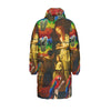AND THIS, IS THE RAINBOW BRUSH CACTUS. II All-Over Print Unisex Long Down Jacket