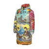 THE CONCERT II X ANIMAL MIX - THE KING II All-Over Print Unisex Long Down Jacket
