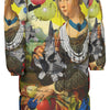 THE PLANE TECHNICIAN / UNPAINTER All-Over Print Unisex Long Down Jacket