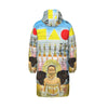 ROCKET GIRL II All-Over Print Unisex Long Down Jacket