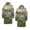 ANIMAL MIX CREATURES AND LOST SOULS AT SEA All-Over Print Unisex Long Down Jacket