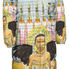 ROCKET GIRL II All-Over Print Unisex Long Down Jacket