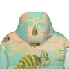 DANDELIONS X MAP AND SOME ILLUSTRATIONS All-Over Print Unisex Long Down Jacket