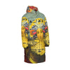 THE BORING HEADDRESS II II II ALT. FACE All-Over Print Unisex Long Down Jacket