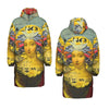 THE BORING HEADDRESS II II II ALT. FACE All-Over Print Unisex Long Down Jacket