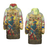 PASSING OUT THE BROOMS V X THE WHITE FEATHER HEADDRESS All-Over Print Unisex Long Down Jacket