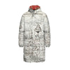 MAP AND SOME ILLUSTRATIONS All-Over Print Unisex Long Down Jacket