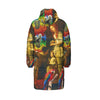AND THIS, IS THE RAINBOW BRUSH CACTUS. II All-Over Print Unisex Long Down Jacket