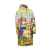 THE WHITE FEATHER HEADDRESS All-Over Print Unisex Long Down Jacket