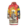 THE SITAR PLAYER II X THE FLOWERS OF THE QUEEN All-Over Print Unisex Long Down Jacket