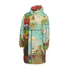 DANDELIONS X AND THIS, IS THE RAINBOW BRUSH CACTUS. II All-Over Print Unisex Long Down Jacket