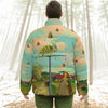 DANDELIONS All-Over Print Unisex Stand-up Collar Down Jacket