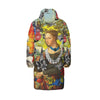 THE PLANE TECHNICIAN / UNPAINTER X THE SITAR PLAYER II All-Over Print Unisex Long Down Jacket