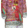 ANIMAL MIX - THE KING II All-Over Print Unisex Long Down Jacket