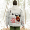 THE KING OF THE FIELD III All-Over Print Unisex Stand-up Collar Down Jacket