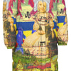 THE WHITE FEATHER HEADDRESS All-Over Print Unisex Long Down Jacket