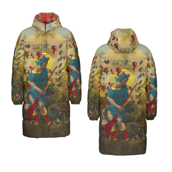 PASSING OUT THE BROOMS V All-Over Print Unisex Long Down Jacket