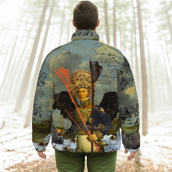 THE YOUNG KING ALT. 2 II All-Over Print Unisex Stand-up Collar Down Jacket