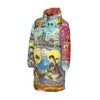 THE CONCERT II X ANIMAL MIX - THE KING II All-Over Print Unisex Long Down Jacket