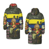 THE FLOWERS OF THE QUEEN All-Over Print Unisex Long Down Jacket