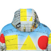 ROCKET GIRL II All-Over Print Unisex Long Down Jacket